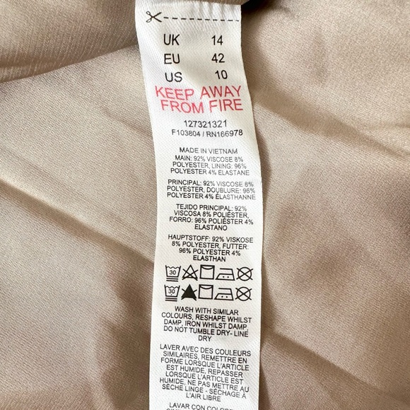 NWT Topshop Belted Longline Blazer Jacket Size 10 - Picture 8 of 10